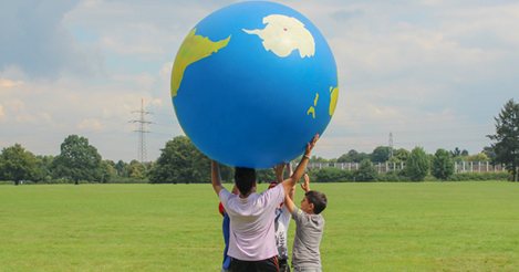 Spiele mit dem Erdball